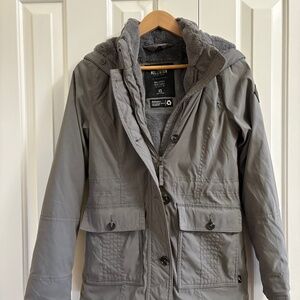 Hollister Gray Women's Heritage Collection Parka Size XS